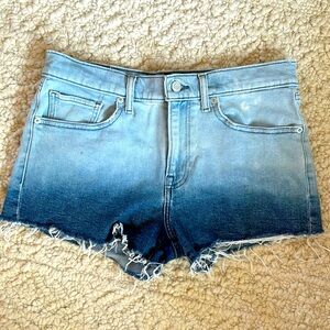 Lucky Brand Mid Rise Cut Off denim shorts size 8/29